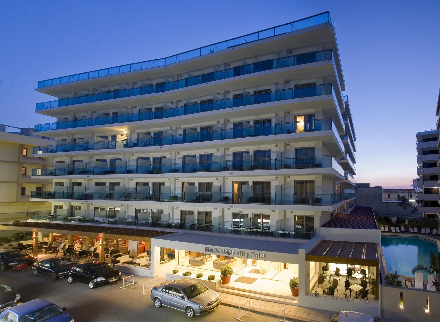 Manousos City Hotel Rhodes City Exterior photo